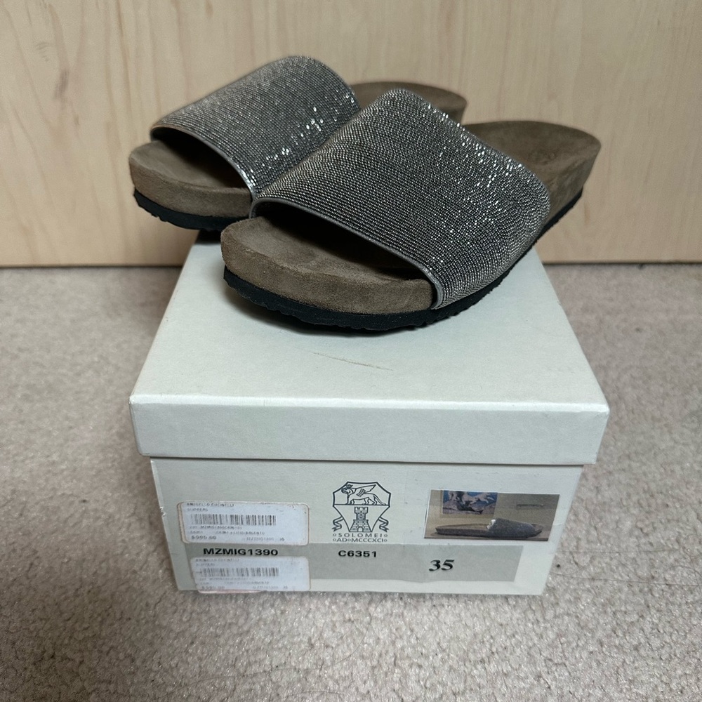 Brunello Cucinelli Monilli Slide Sandals